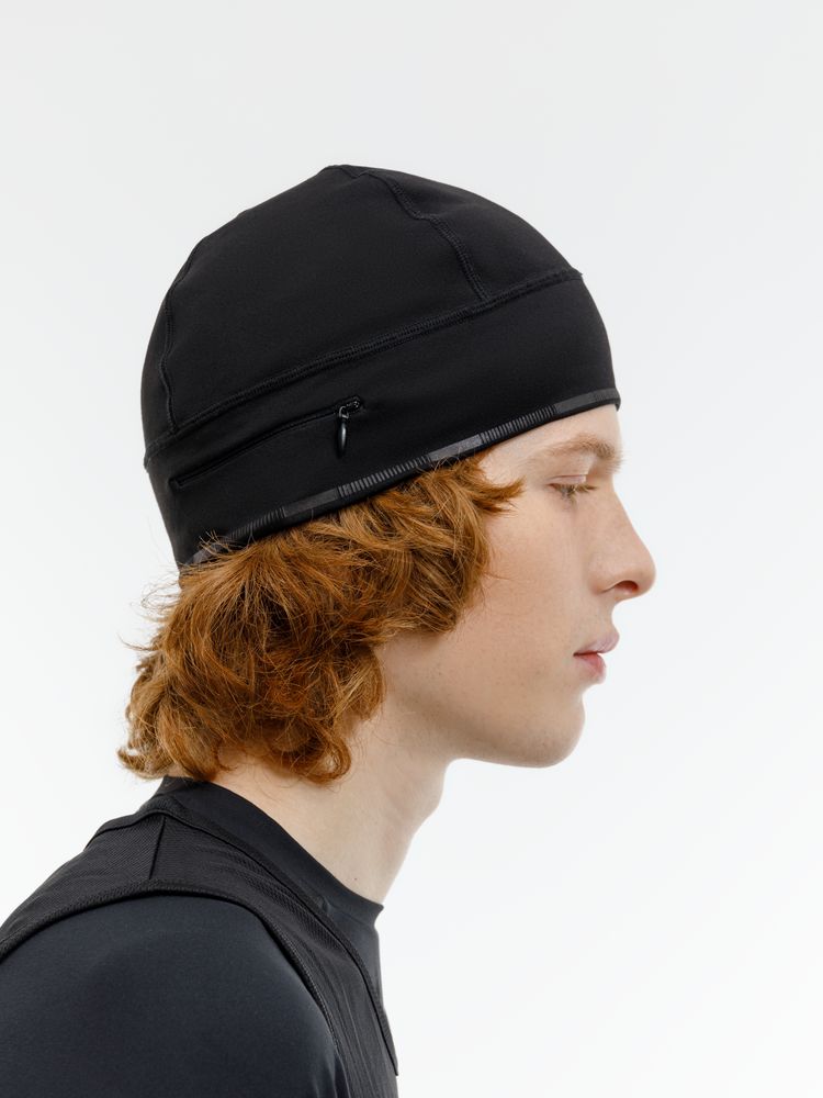 Спортивная шапка утепленная Jogge, черная-5