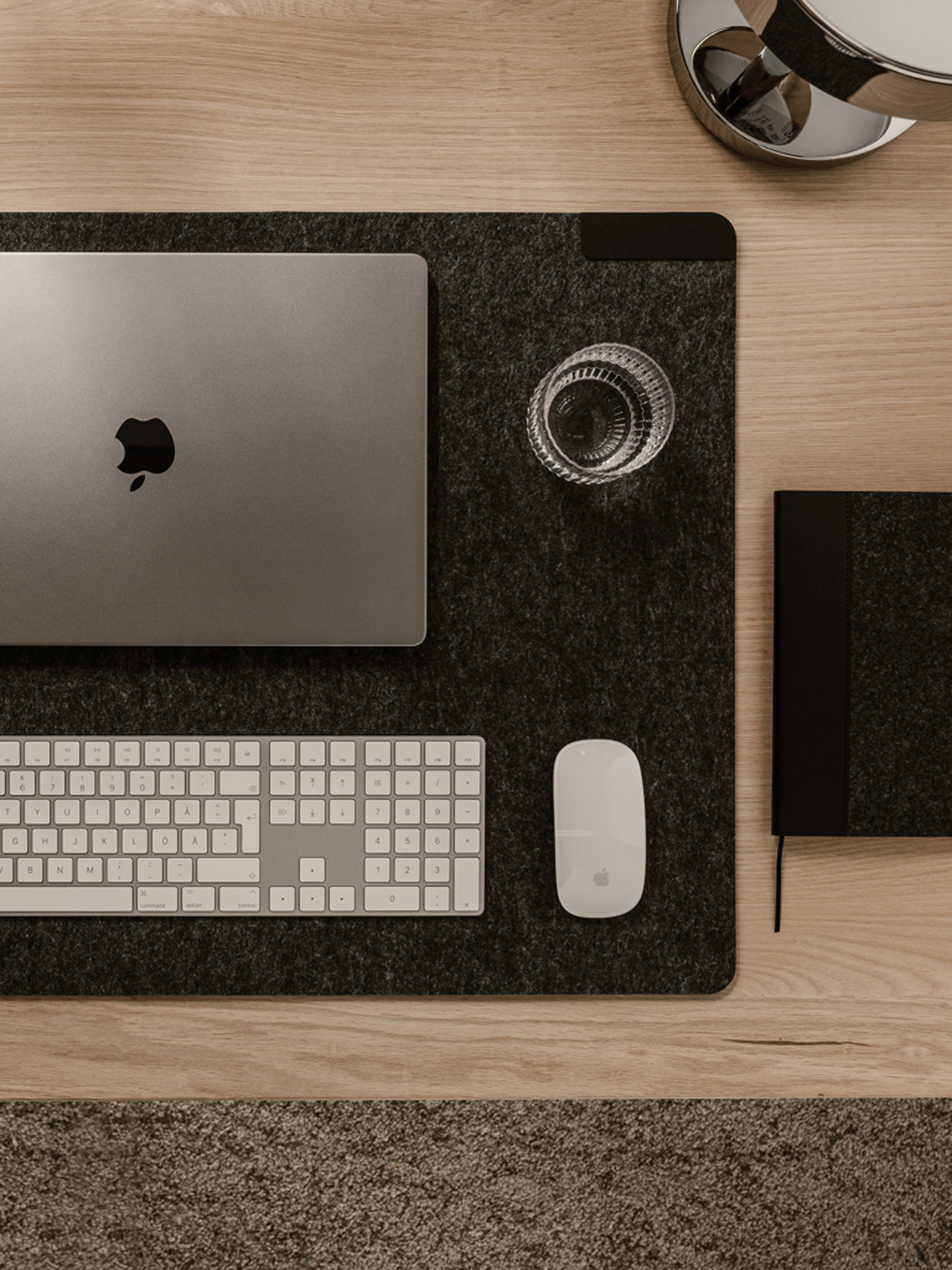 Настольный коврик VINGA Albon из переработанного фетра GRS, 75х50 см-4