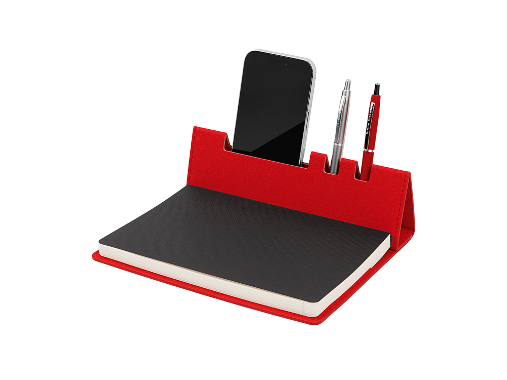 Ежедневник недатированный А5  La Manche, красный-2