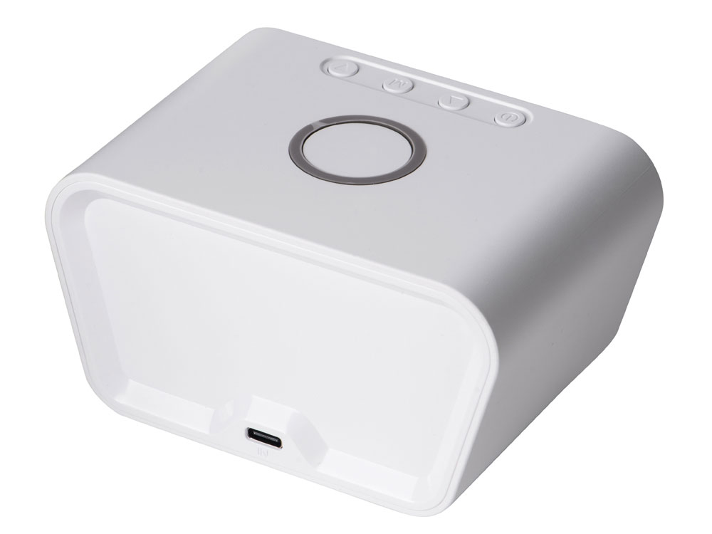 Настольные часы с функцией беспроводной зарядки Wake, 10 Вт-6