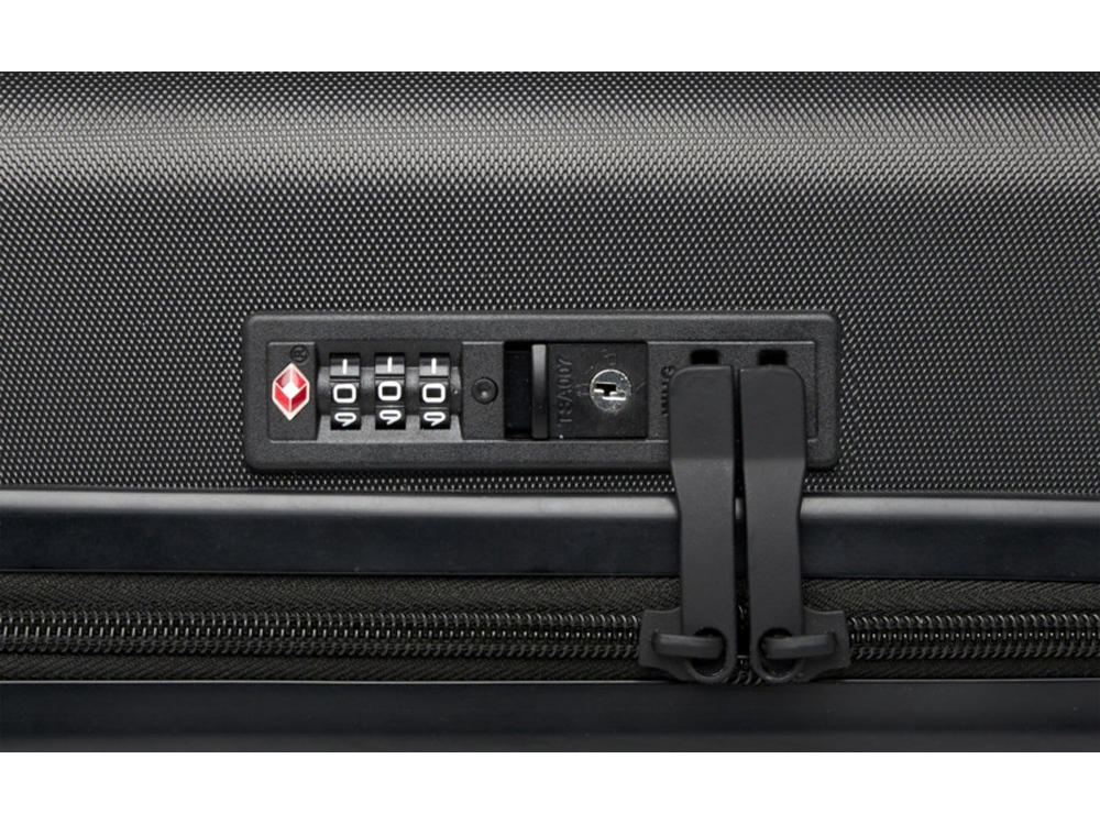 Чемодан на колесах Rover из материалов, переработанных согласно стандарту GRS, 40 л - Черный-5