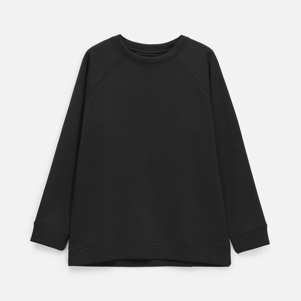 Свитшот унисекс S1, черный-4