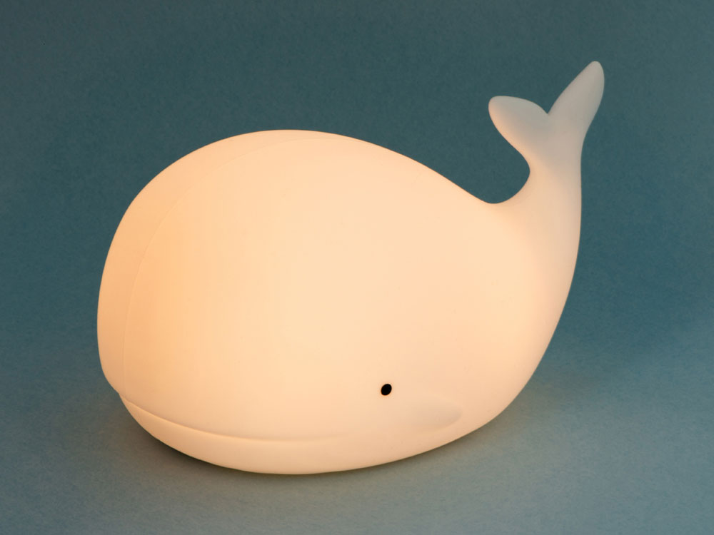 Ночник Whale, белый-4
