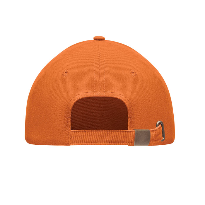 Brushed heavy cotton 6 panel Ba, оранжевый-1