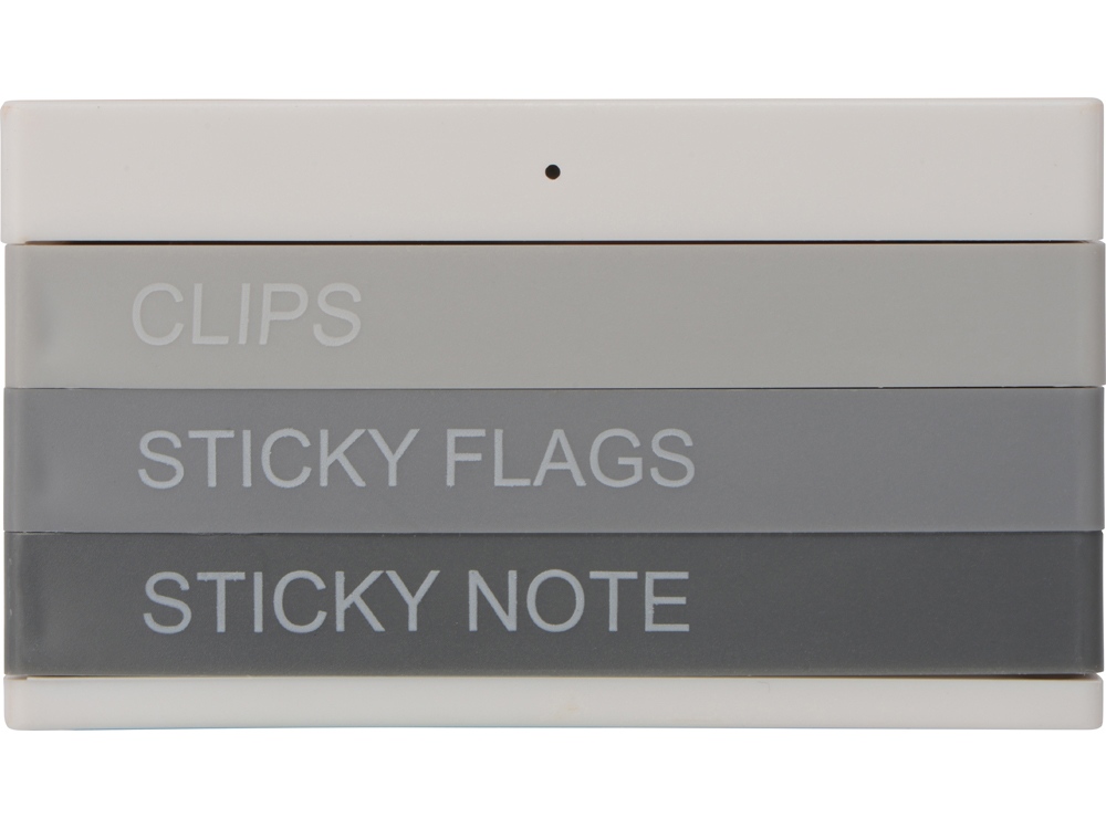 Настольный органайзер с функцией беспроводной зарядки, белый-7