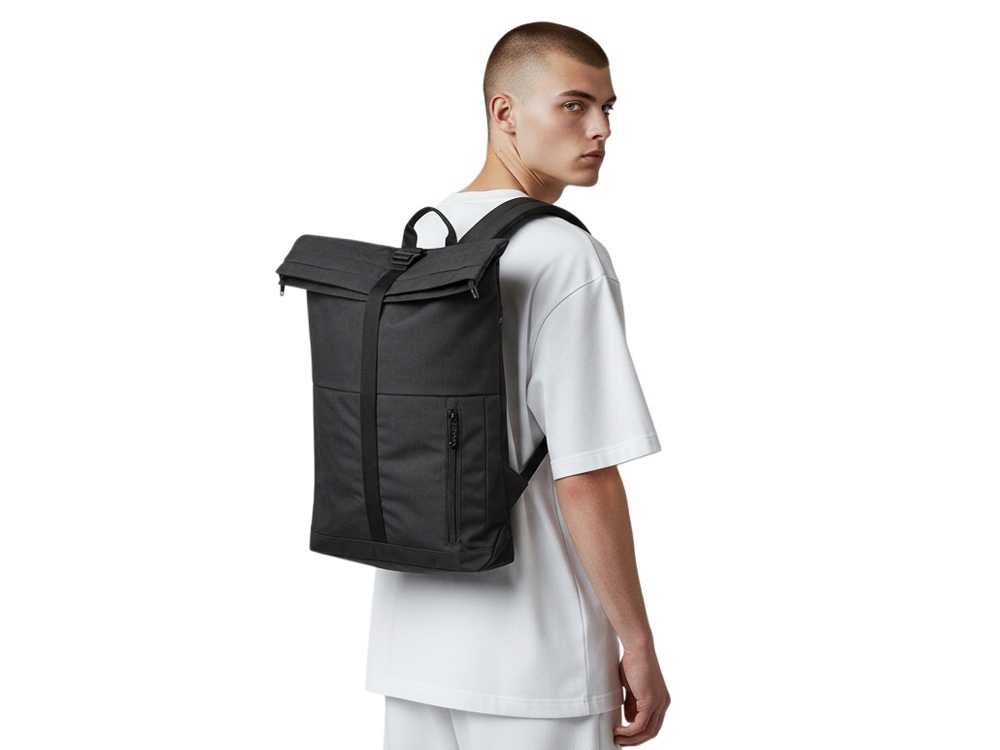 Рюкзак Teen для ноутбука15.6 с боковой молнией, темно-серый-13