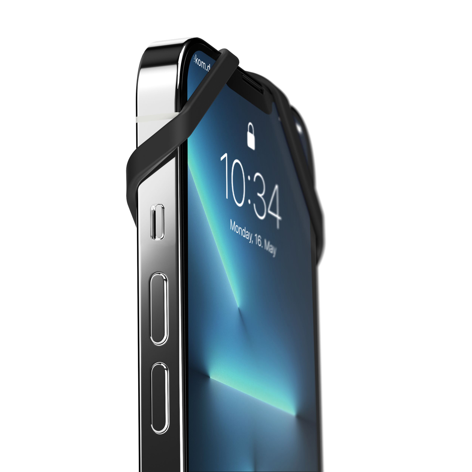 Ремешок-держатель для телефона Infinity, черный-3