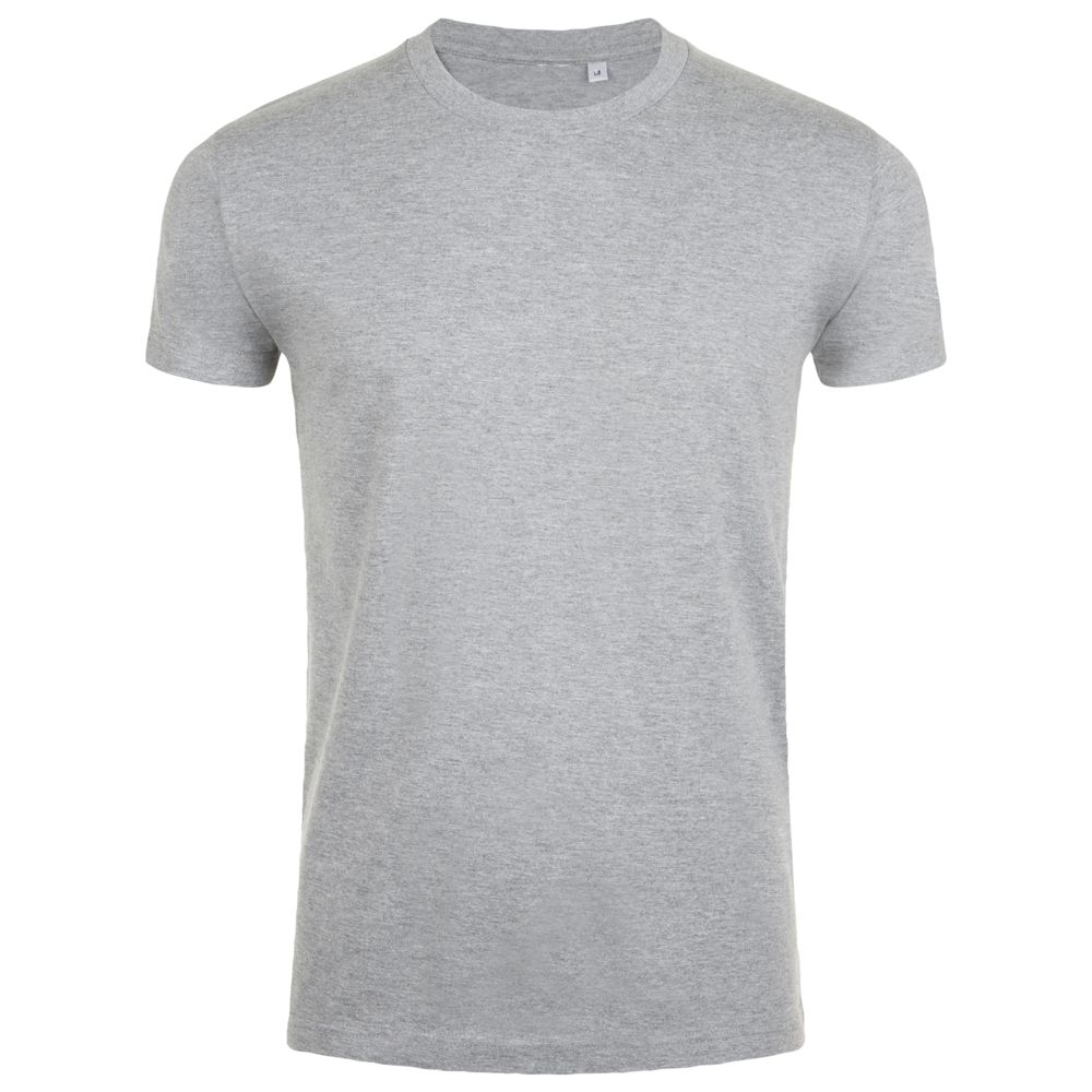 Футболка мужская приталенная Imperial Fit 190, серый меланж-0