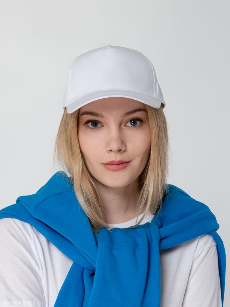 Бейсболка Promo, белая-2