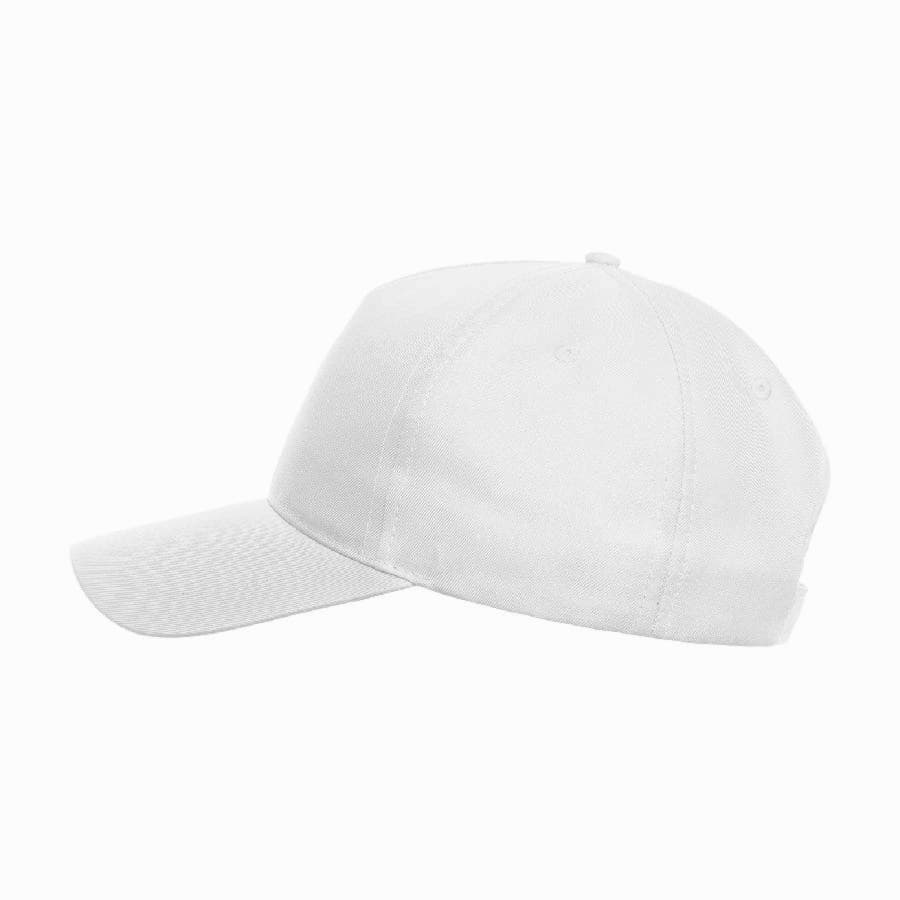 Бейсболка RECY FIVE, 5 клиньев, застежка-липучка, белый-2