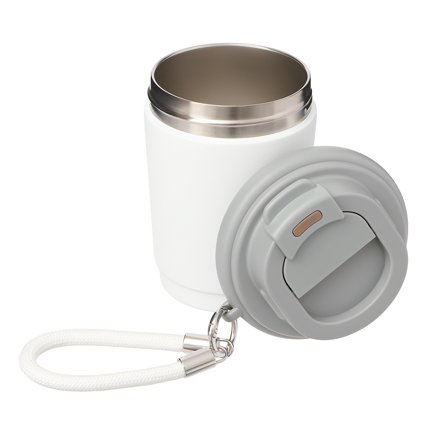 Термокружка вакуумная Sydney, белая-7