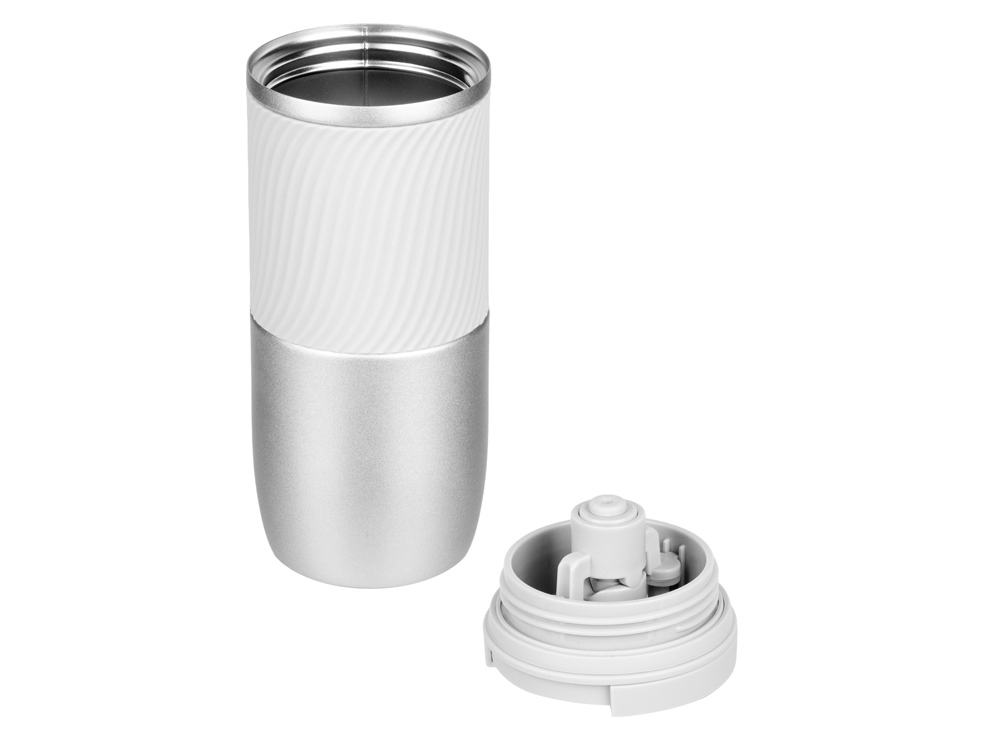 Герметичная вакуумная термокружка Pillar,550 мл, серебристый-1