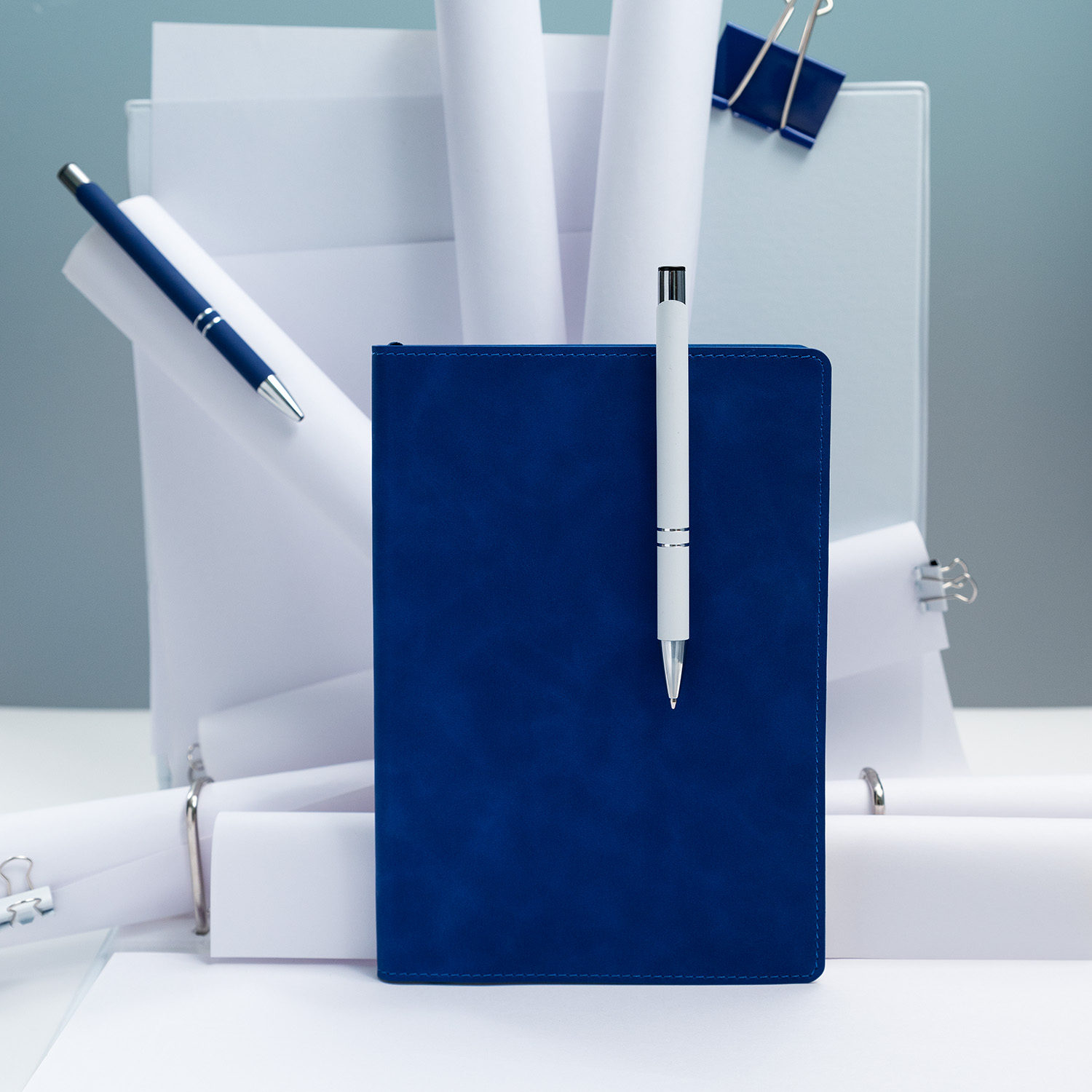 Шариковая ручка Альфа (Alpha), белая-6