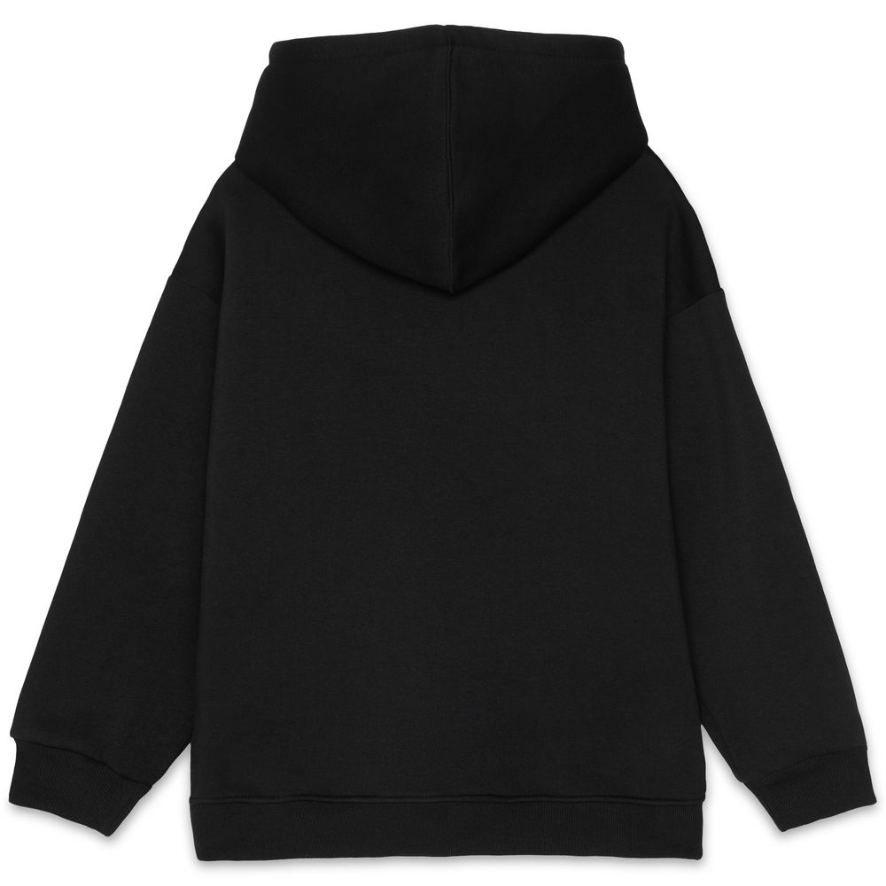 Худи детское оверсайз Junipero, черное-1
