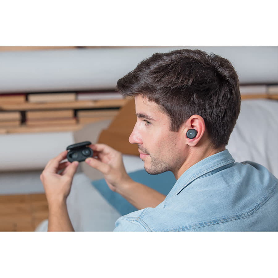 Беспроводные наушники ACCESSTYLE DENIM TWS, синие, синий-2