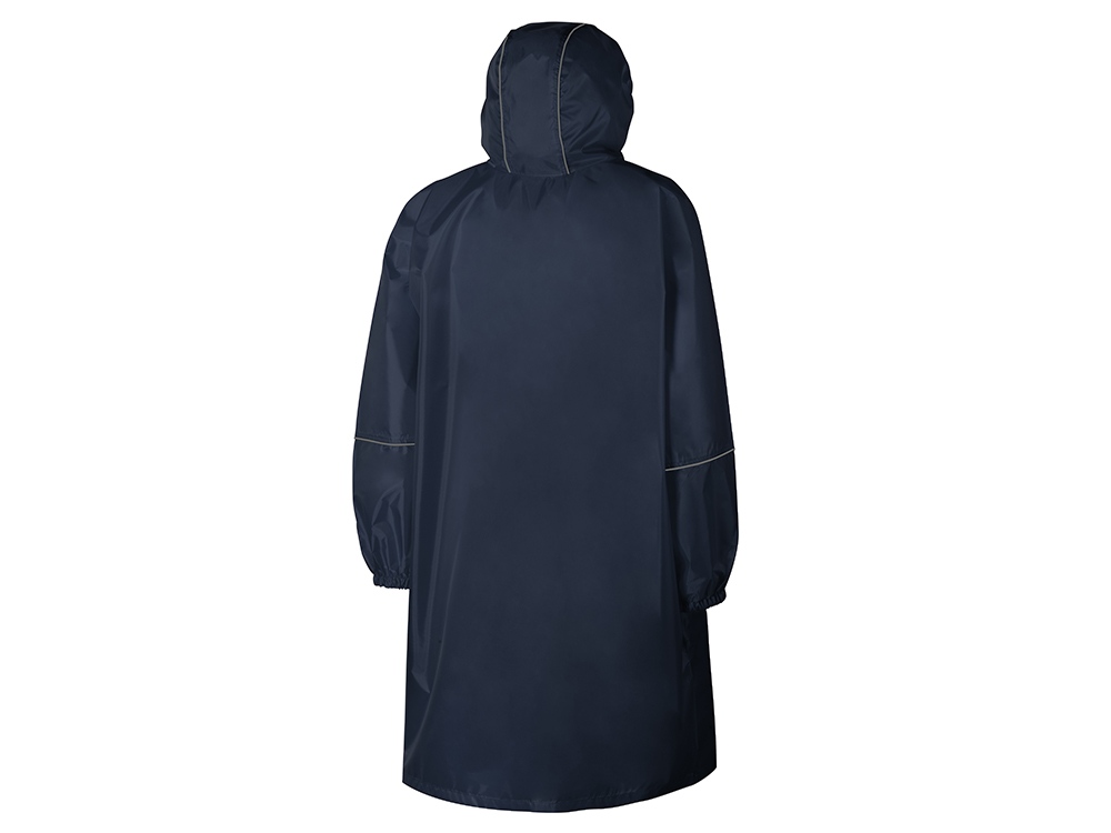 Дождевик - пончо Galaxy со светоотражающими элементами, темно-синий-1