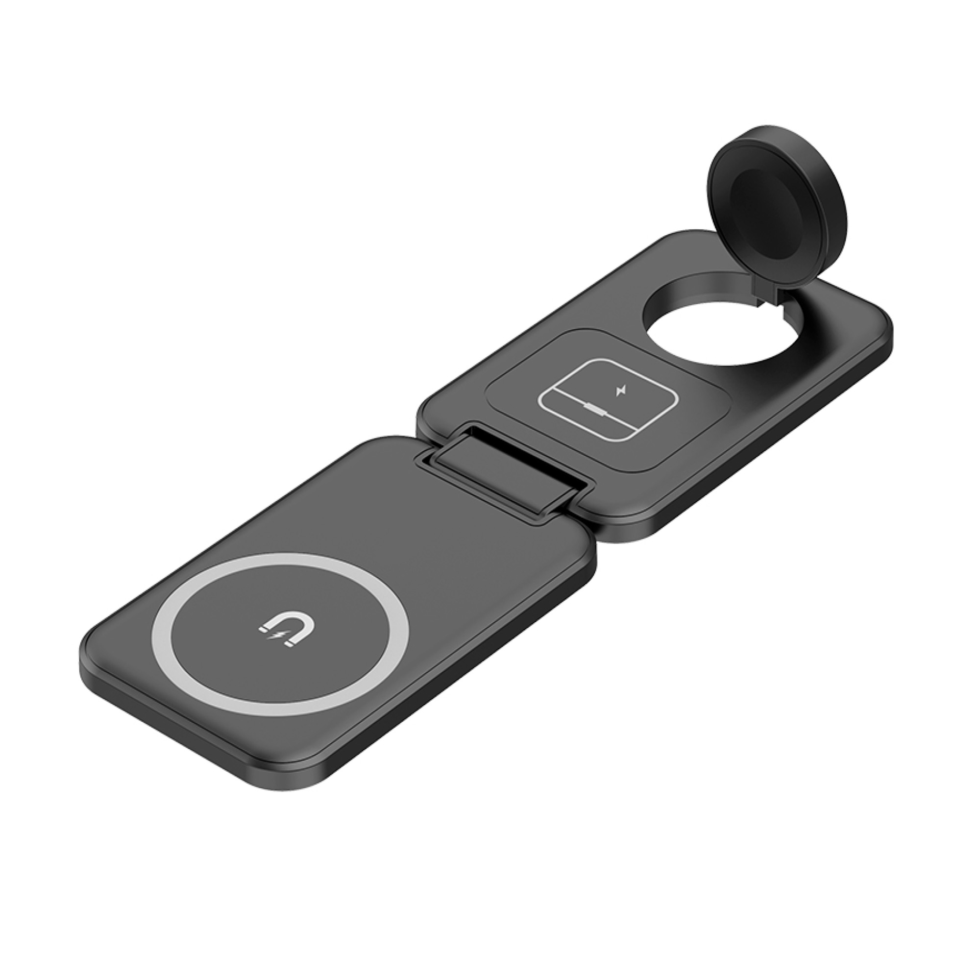 Складная беспроводная (15W) зарядная станция "Slap" с MagSafe-1