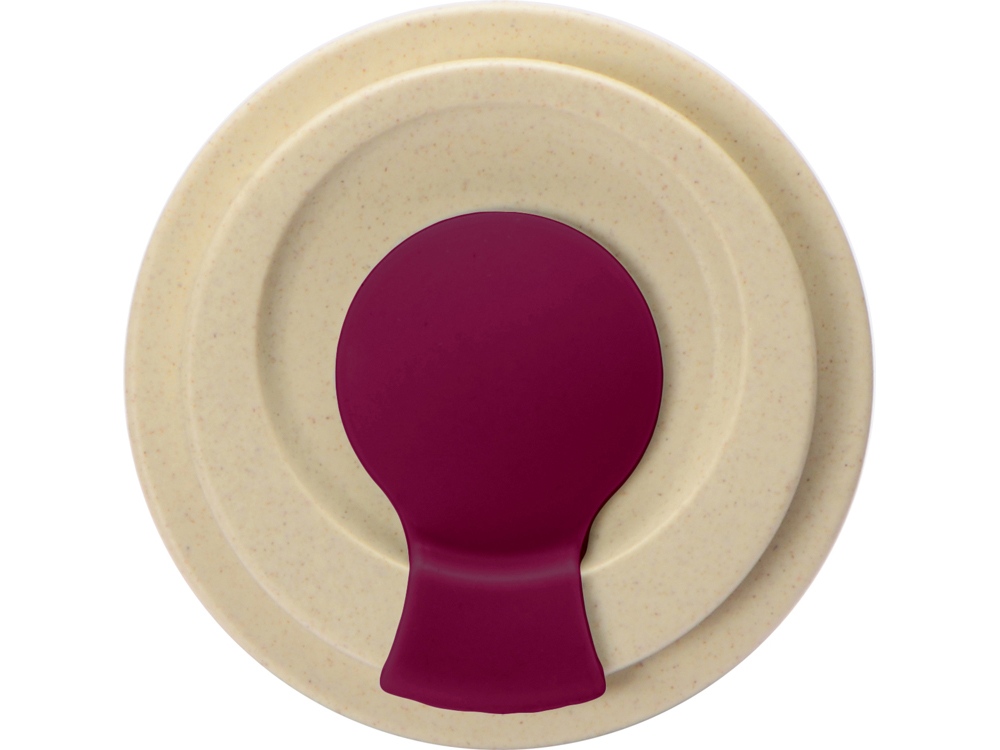 Стакан из пшеничного волокна Flava, burgundy-4