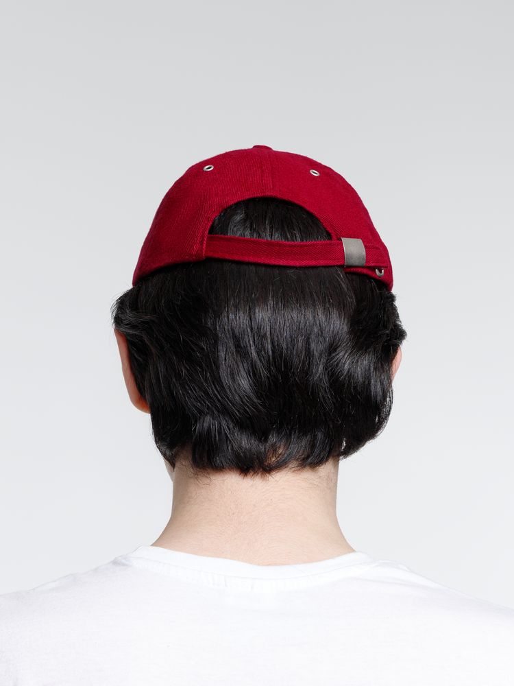 Бейсболка Standard, бордовая-4