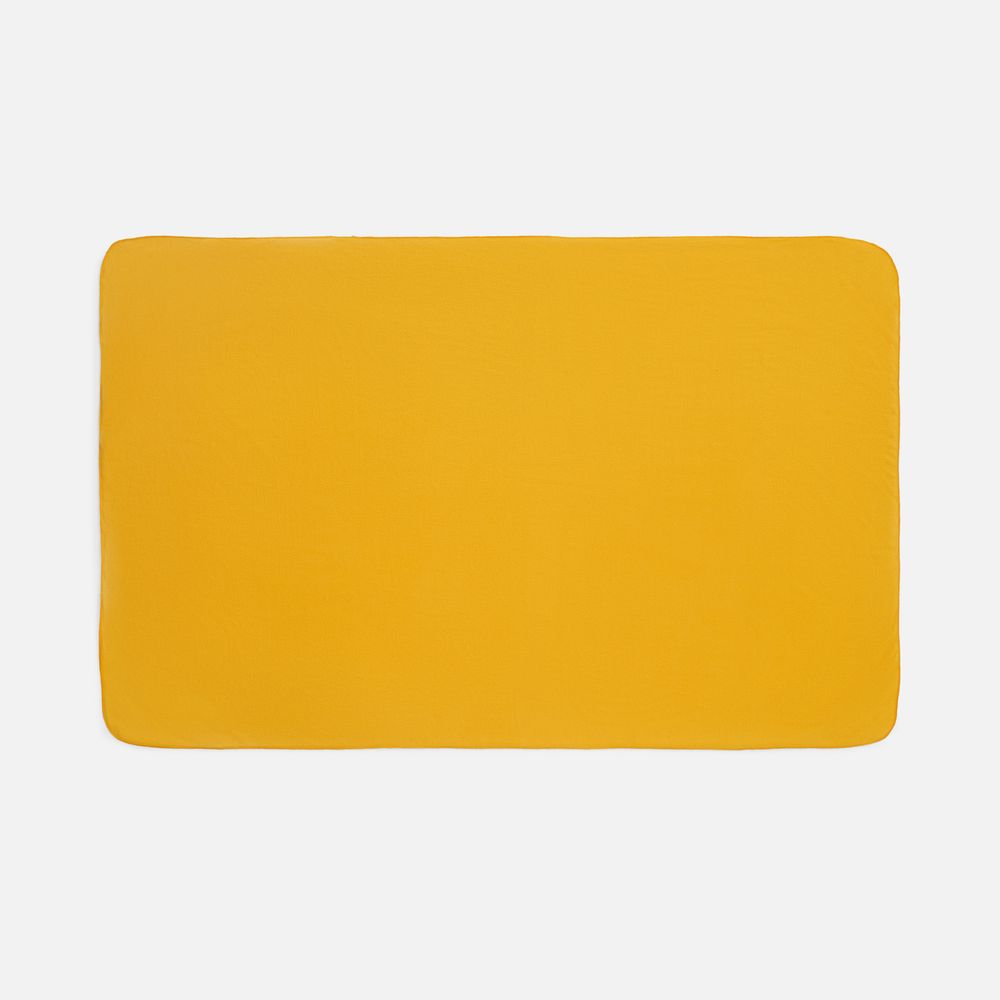 Флисовый плед Warm&Peace, желтый-2