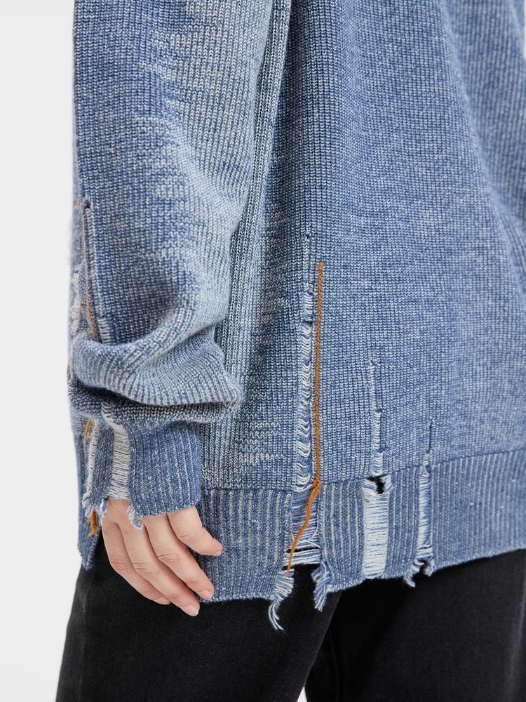 Джемпер Denim на заказ, полушерсть-6
