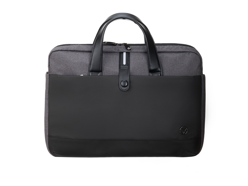 Сумка для ноутбука TORBER VECTOR 14.1'', черный/серый, нейлон, 40 x 5 x 28 см, 5л-0