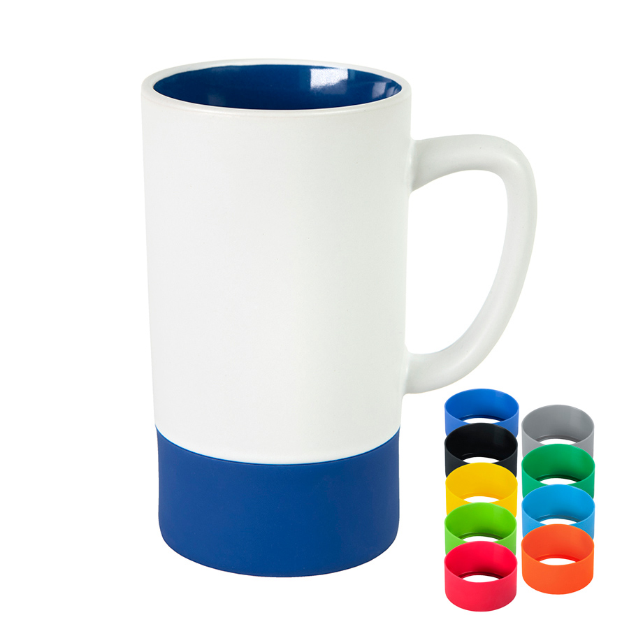 Кружка FUN 2, белый, синий-0