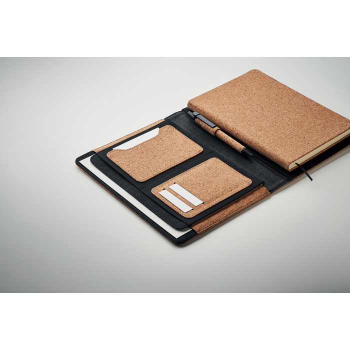 Папка А5 из пробки, бежевый-4