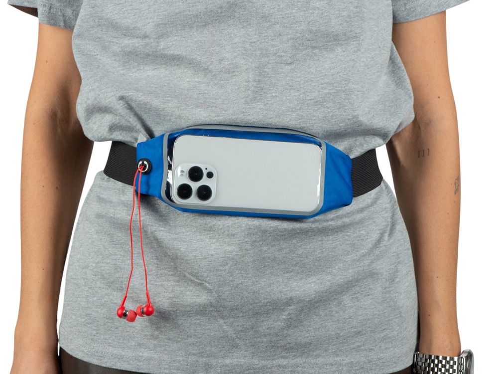 Сумка на пояс Спринт, синий-1