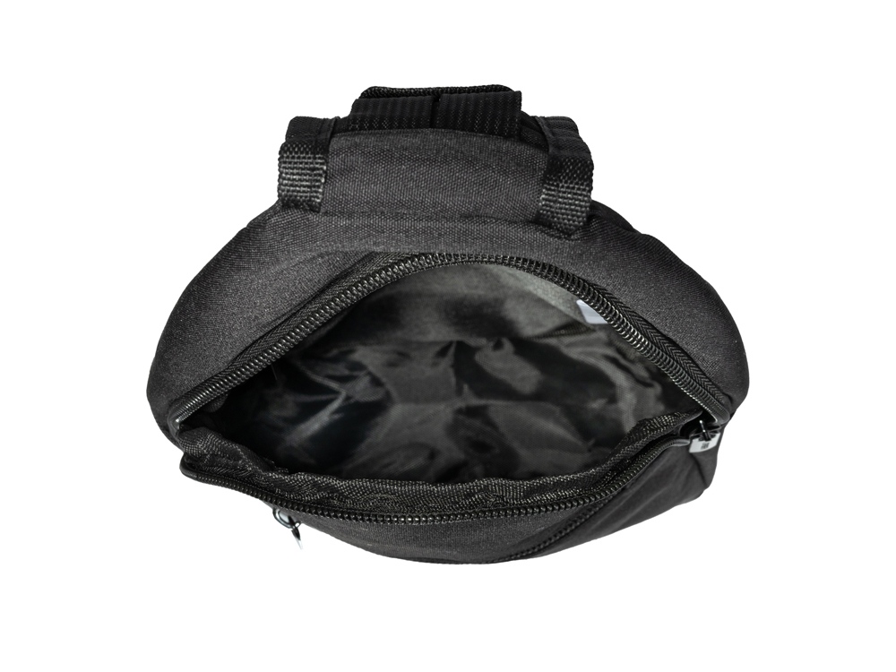 Рюкзак TORBER с одним плечевым ремнем, чёрный, полиэстер 300D, 33 х 17 х 6 см-4