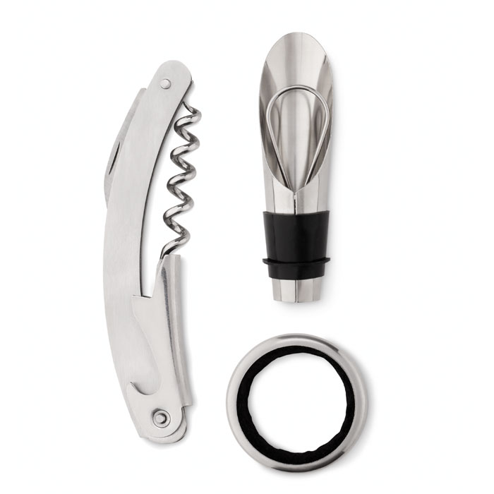 Набор винный, черный-4