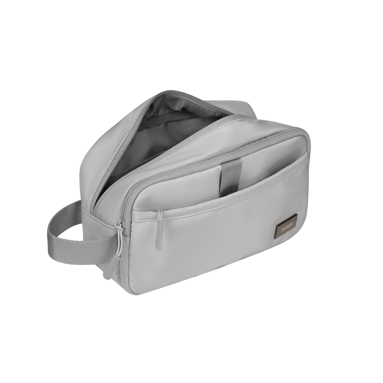 Дорожная косметичка Бостон (Boston), серая-5
