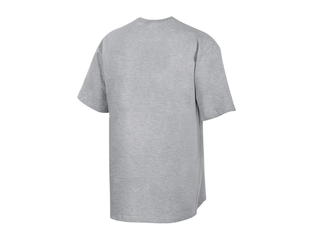 Футболка из френч терри Warsaw унисекс 220гр, серый меланж-7