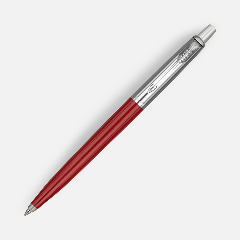 Ручка шариковая Parker Jotter Originals Red CT, красная-2