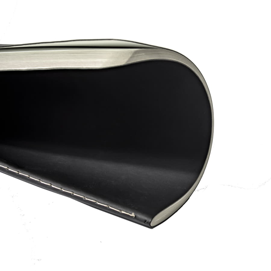 Тетрадь SLIMMY, 140 х 210 мм,  черный с белым, бежевый блок, в клетку, черный, белый-6