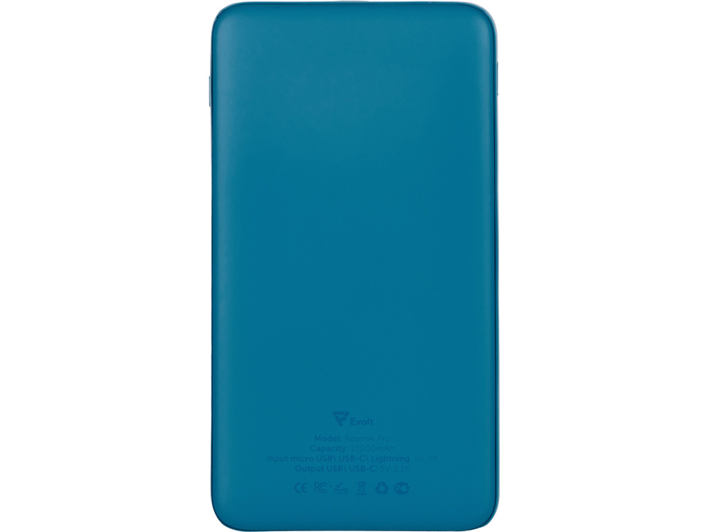 Внешний аккумулятор Reserve Pro, 10 000 mah, индиго-2