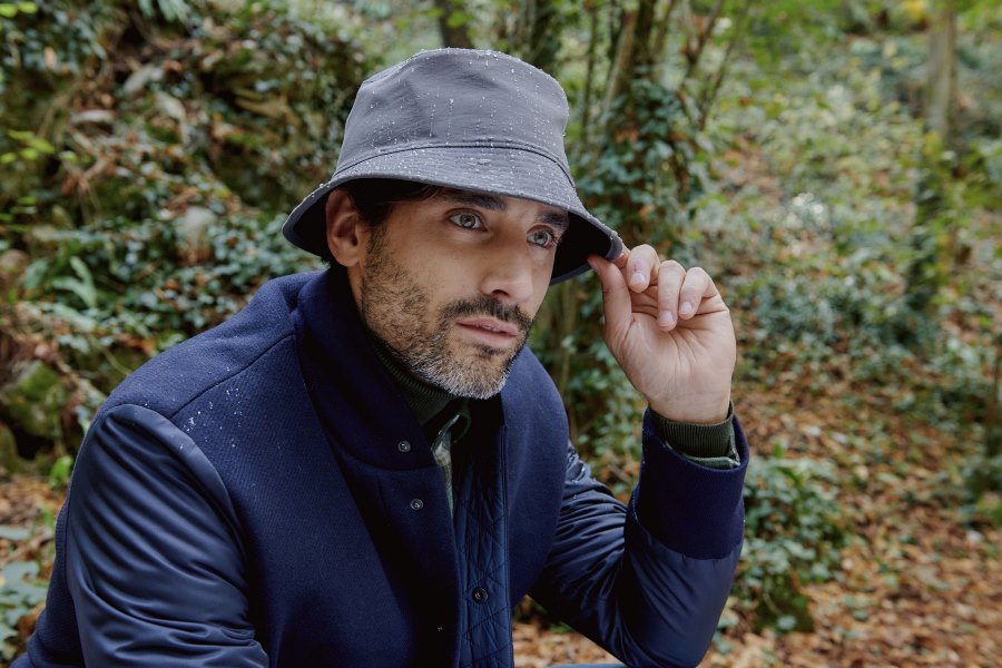 Панама GHIBLI с флисовым подкладом 120, темно-синий, темно-серый-2