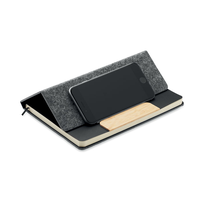 Блокнот А5, каменный серый-6