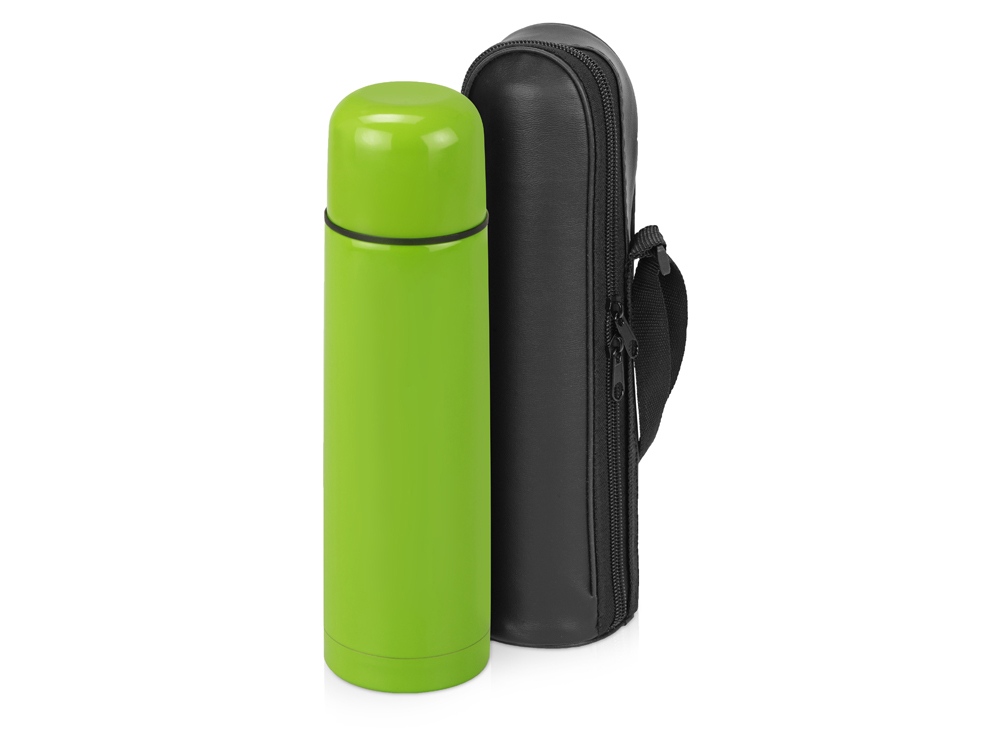 Термос Ямал с чехлом, 500мл, зеленое яблоко-0
