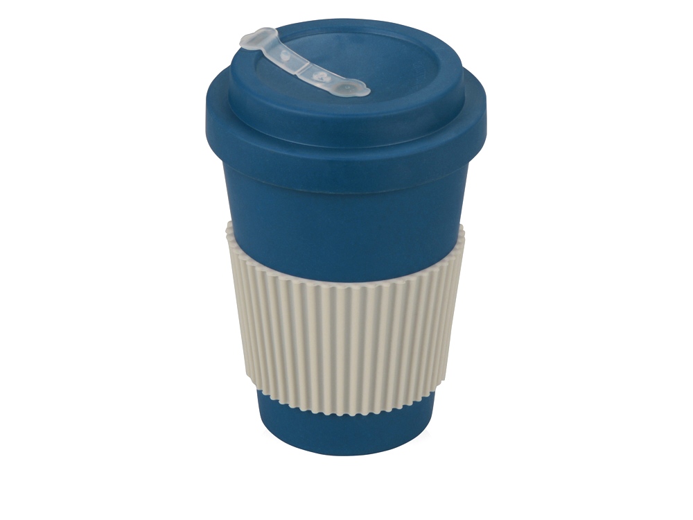 Термокружка Muffin из натуральных волокон, бензиновый синий-0
