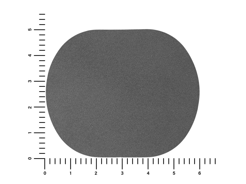 ПАТЧ ОВАЛ nubuk (серый) 6,0 х 5,0 см-1