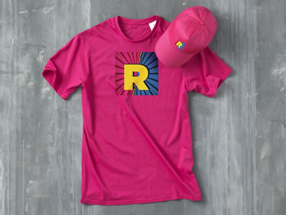 Кепка из 5 панелей Feniks, розовый-3