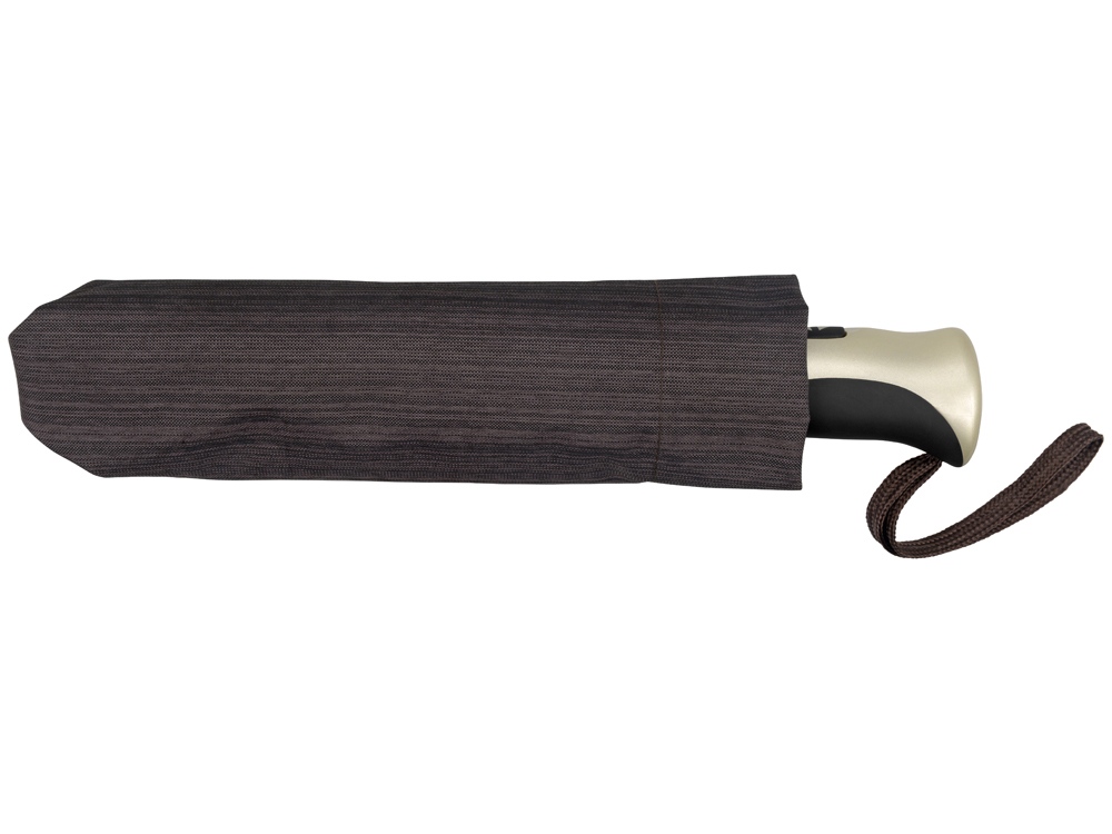 Зонт складной Оупен. Voyager, коричневый-4