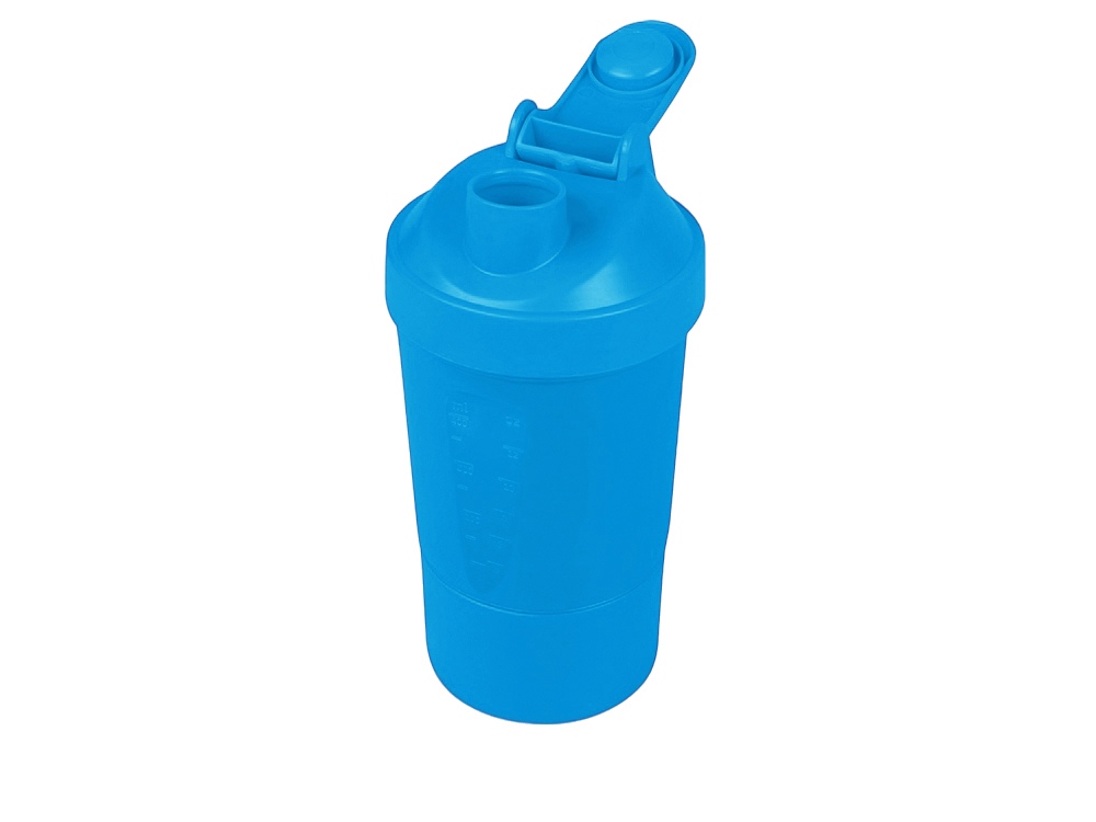 Шейкер для спортивного питания Level Up, голубой-1