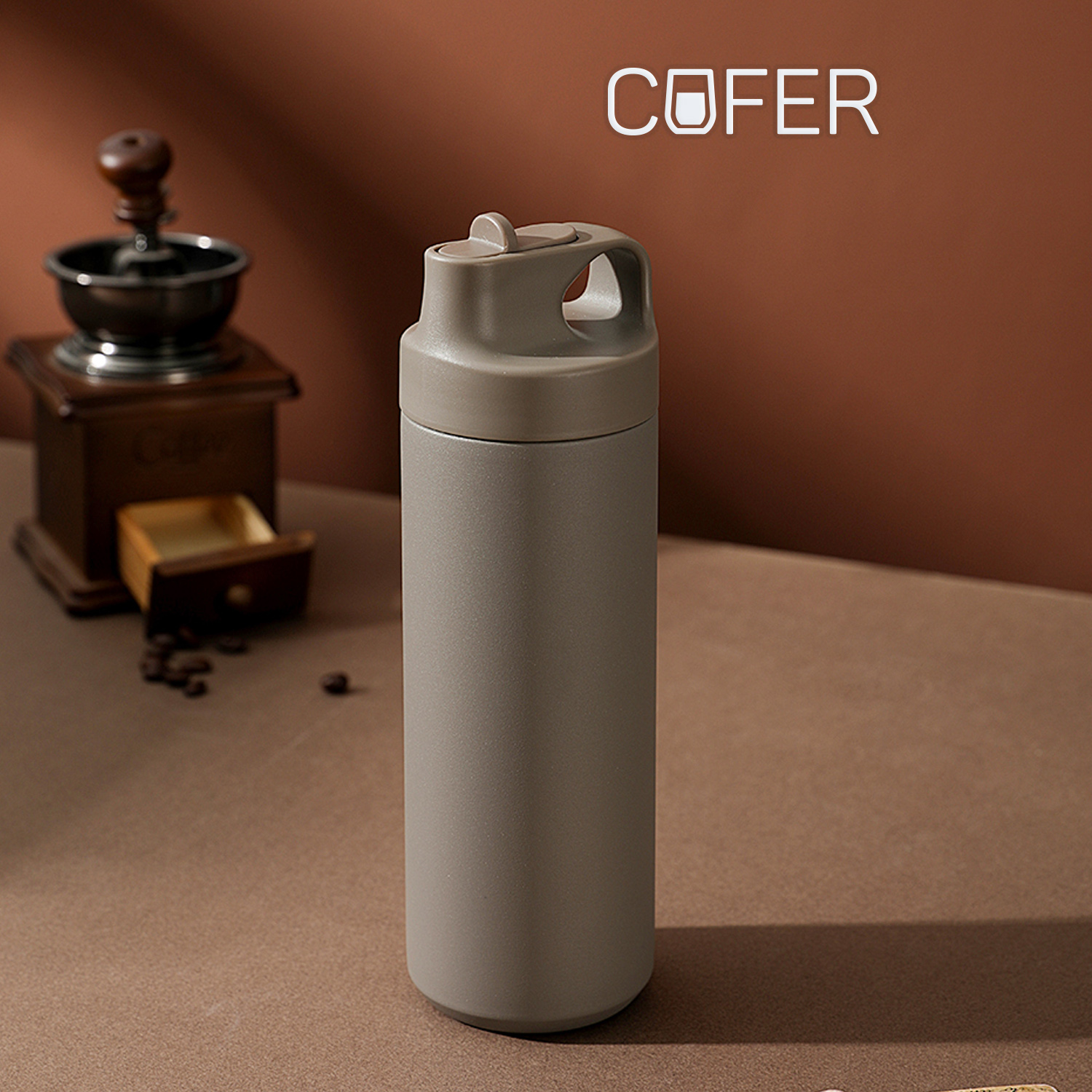 Термос Joggin (серый)-0