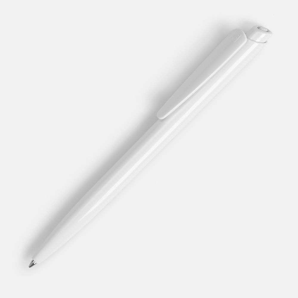 Ручка шариковая Senator Dart Polished, белая-0
