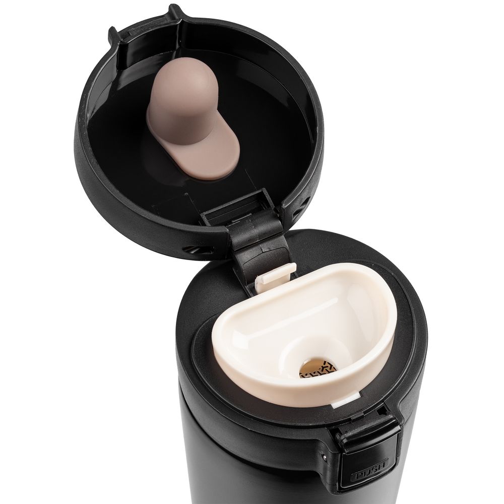 Термостакан с ситечком No Leak Infuser, черный-2
