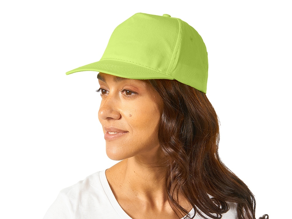 Бейсболка Memphis 5-ти панельная 165 гр, зеленое яблоко-2