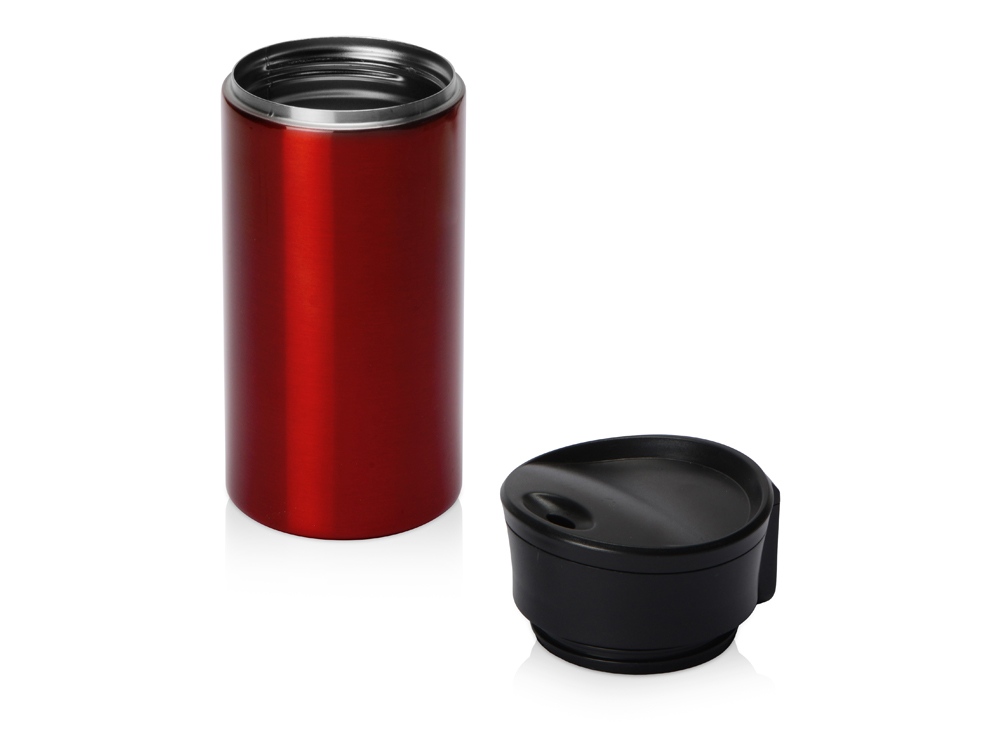 Вакуумная термокружка с кнопкой Upgrade, Waterline, красный-2