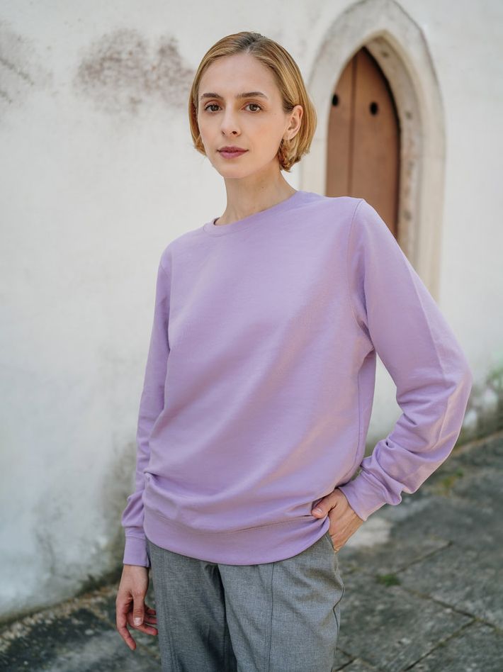 Свитшот унисекс Colombo, розовый (лососевый)-3